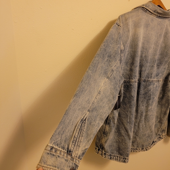 Nwt mens denim shacket snap button - Picture 9 of 15